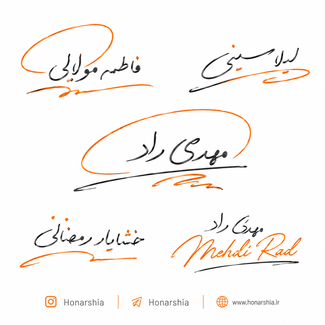 طراحی امضاء